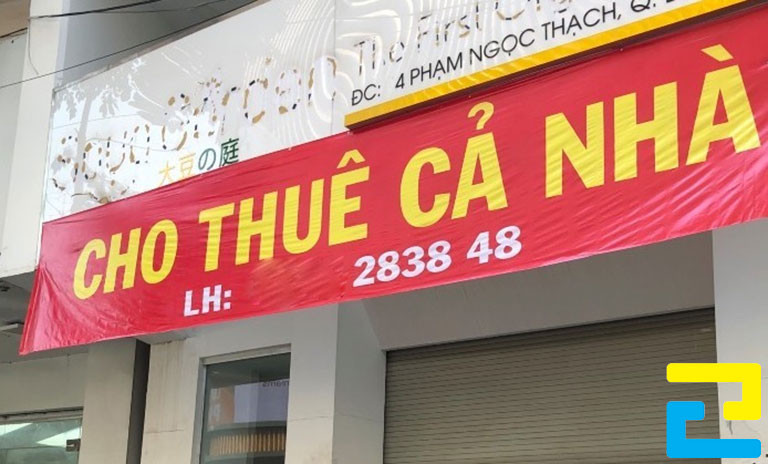 Băng Rôn Cho Thuê Nhà Màu đỏ