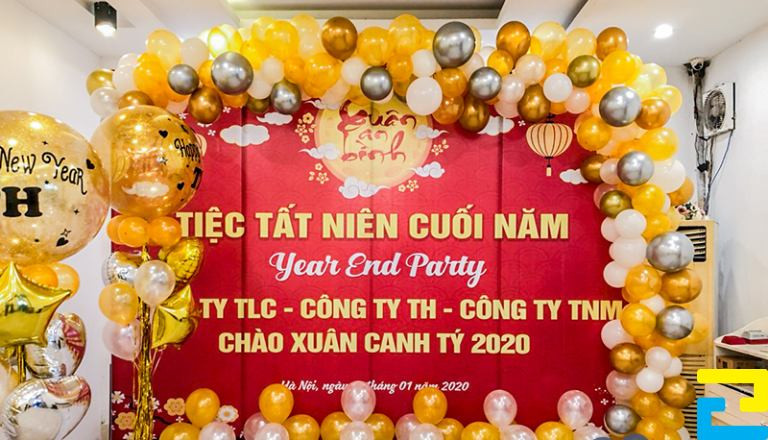 In bạt tất niên đẹp