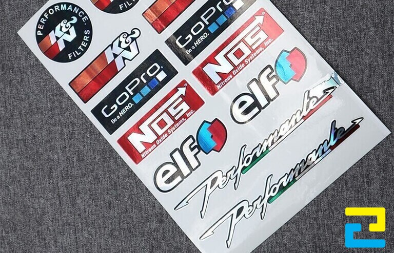 Mẫu in trang trí xe