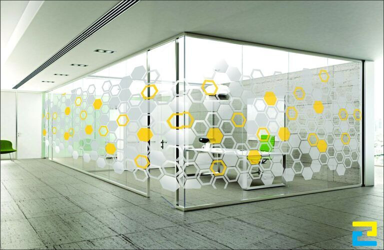 Mẫu họa tiết lục giác có màu độc đáo