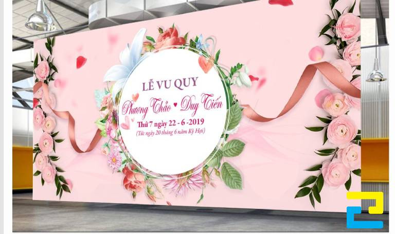 Backdrop đám cưới, sinh nhật