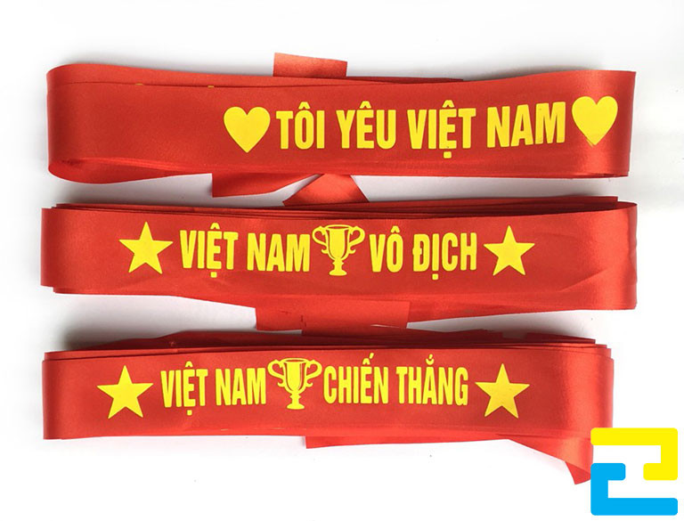 In Băng Rôn đeo đầu