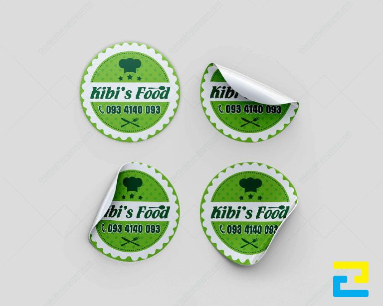 Mẫu in decal cán bóng - cán mờ