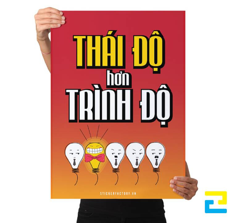 Poster thể hiện quan điểm