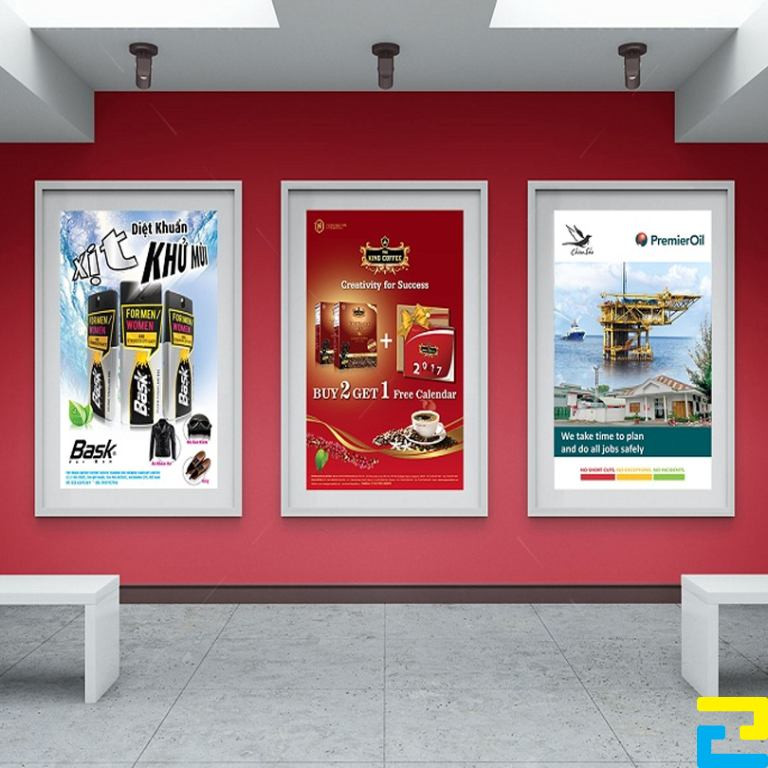 In poster trong nhà