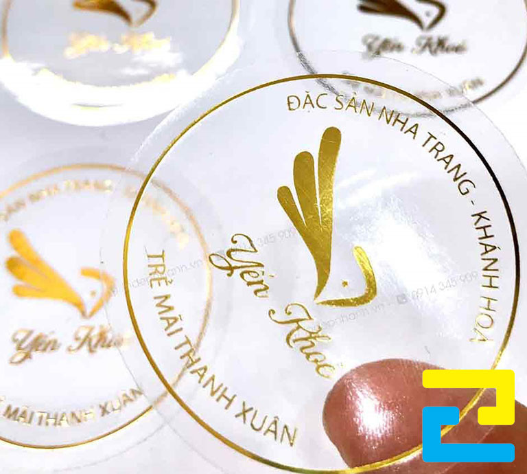 In Tem Nhãn Trong Suốt Giá Rẻ