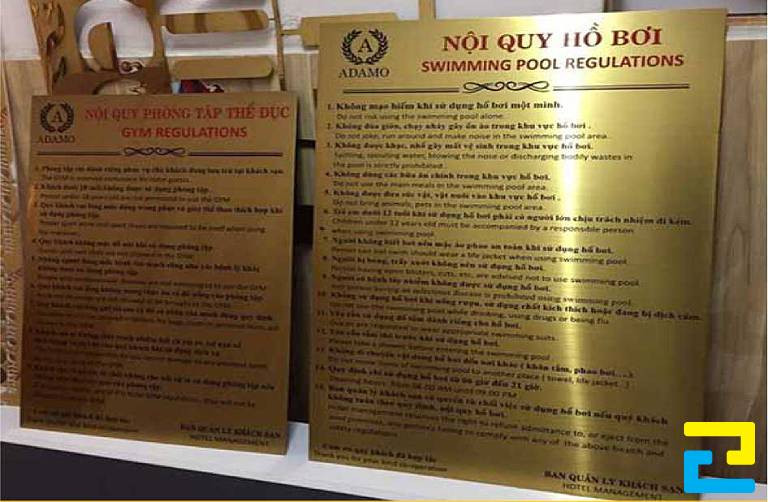 Các mẫu in inox đẹp