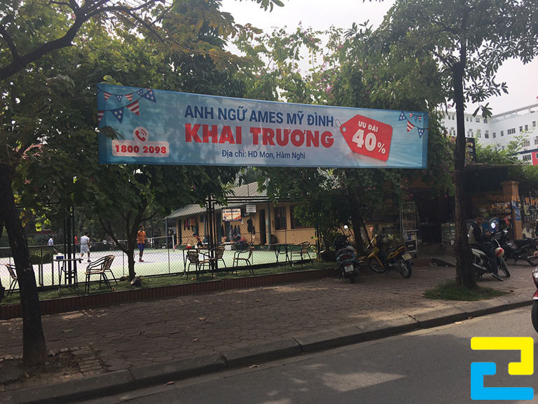 Băng rôn quảng cáo hay còn được gọi là bandroll