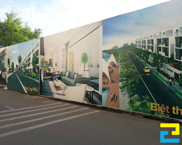 Biển hàng rào cho dự án