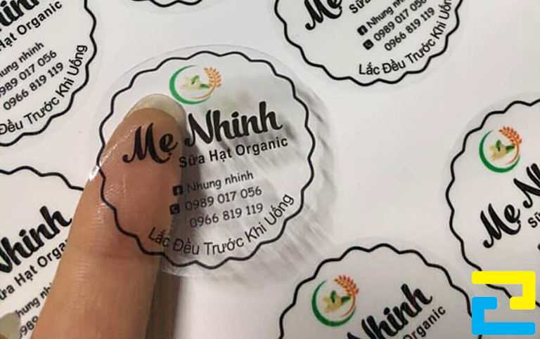 Mẫu In In Tem Nhãn Decal Chống Nước Giá Tốt