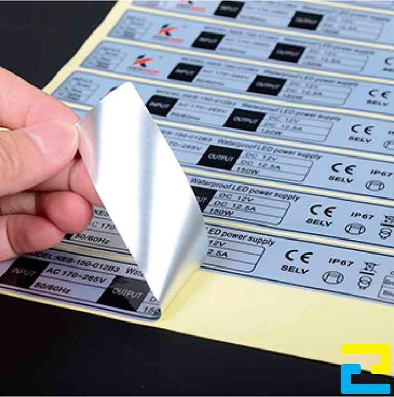 Thiết Kế In Tem Decal Xi Bạc đẹp