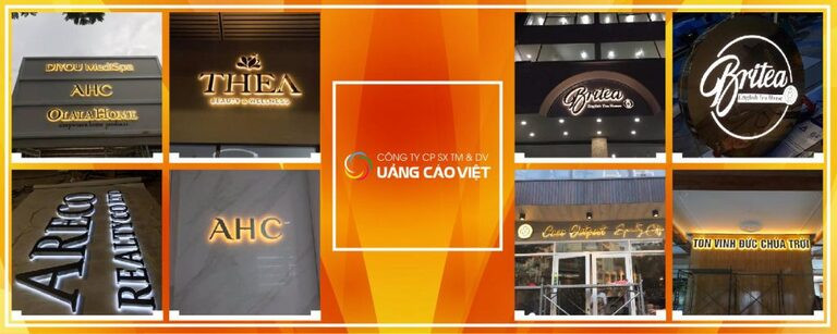 Một số công trình do Quảng Cáo Việt thực hiện mang tính thẩm mỹ cao và chất lượng tốt nên khiến nhiều khách hàng hài lòng