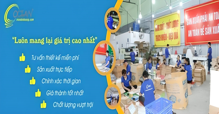 In ấn Đại Dương luôn đem lại sự hài lòng cho khách hàng với các tiêu chí giá thành - chất lượng - tiến độ